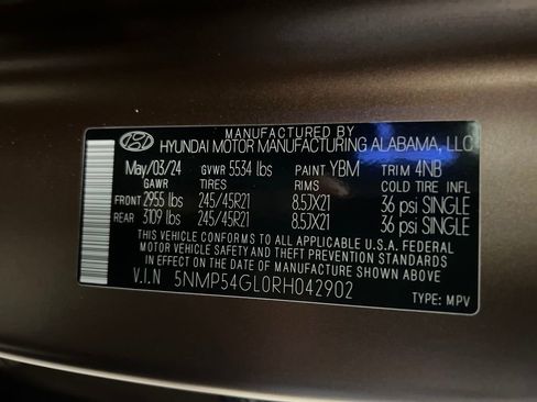 Used 2024 Hyundai Santa Fe Calligraphy image 34