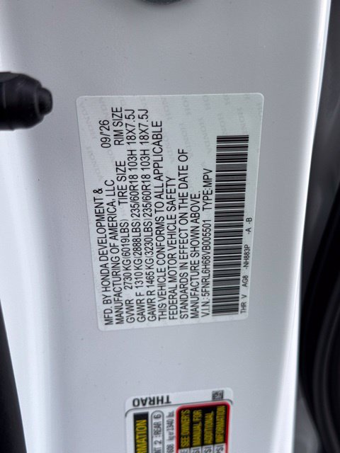 New 2027 Honda Odyssey EX-L image 26