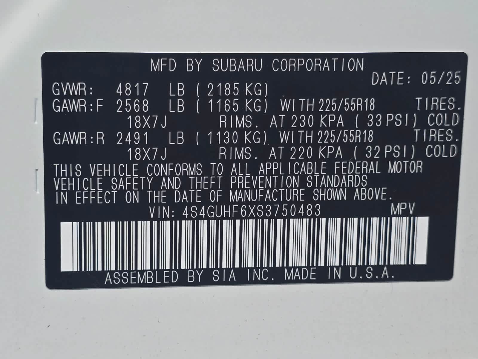 Certified 2025 Subaru Crosstrek 2.5i Sport w/ Crosstrek Mirror Package AWD/4WD image 32