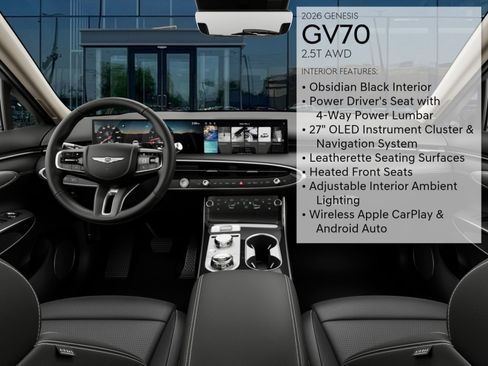 New 2026 Genesis GV70 2.5T AWD/4WD image 15