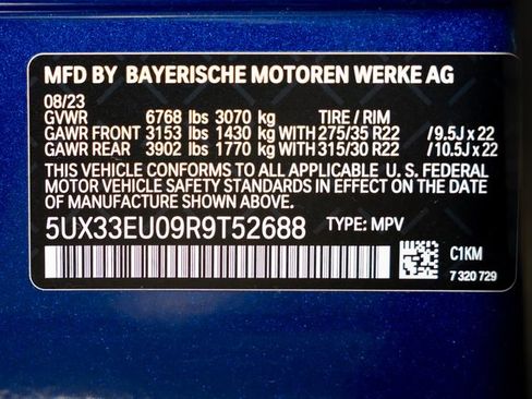 Certified 2024 BMW X5 M60i image 23