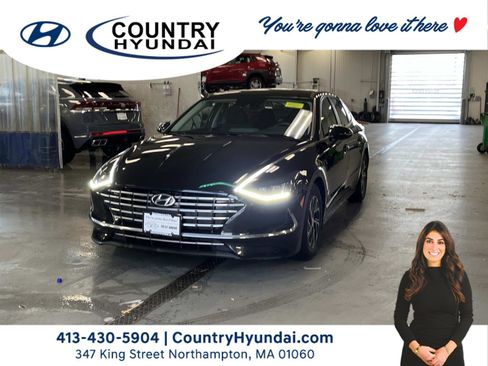 Used 2021 Hyundai Sonata Blue image 1