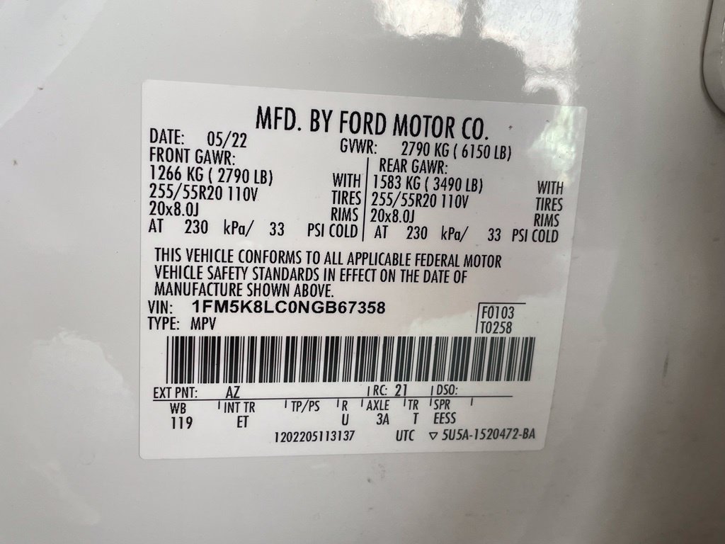 Used 2022 Ford Explorer King Ranch AWD/4WD image 33