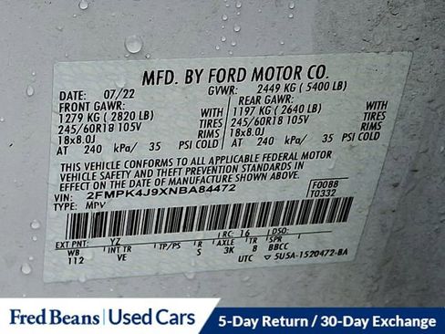 Certified 2022 Ford Edge SEL w/ Convenience Package image 29