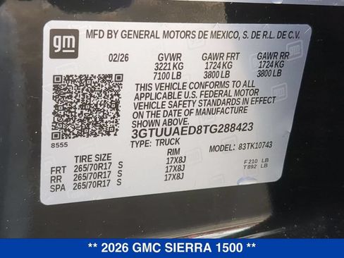 New 2026 GMC Sierra 1500 Pro w/ Pro Value Package AWD/4WD image 24
