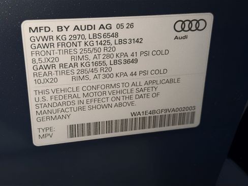 New 2027 Audi Q6 e-tron Premium Plus AWD/4WD image 27