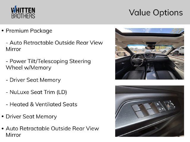 Used 2020 Lexus ES 350 w/ Premium Package FWD image 8