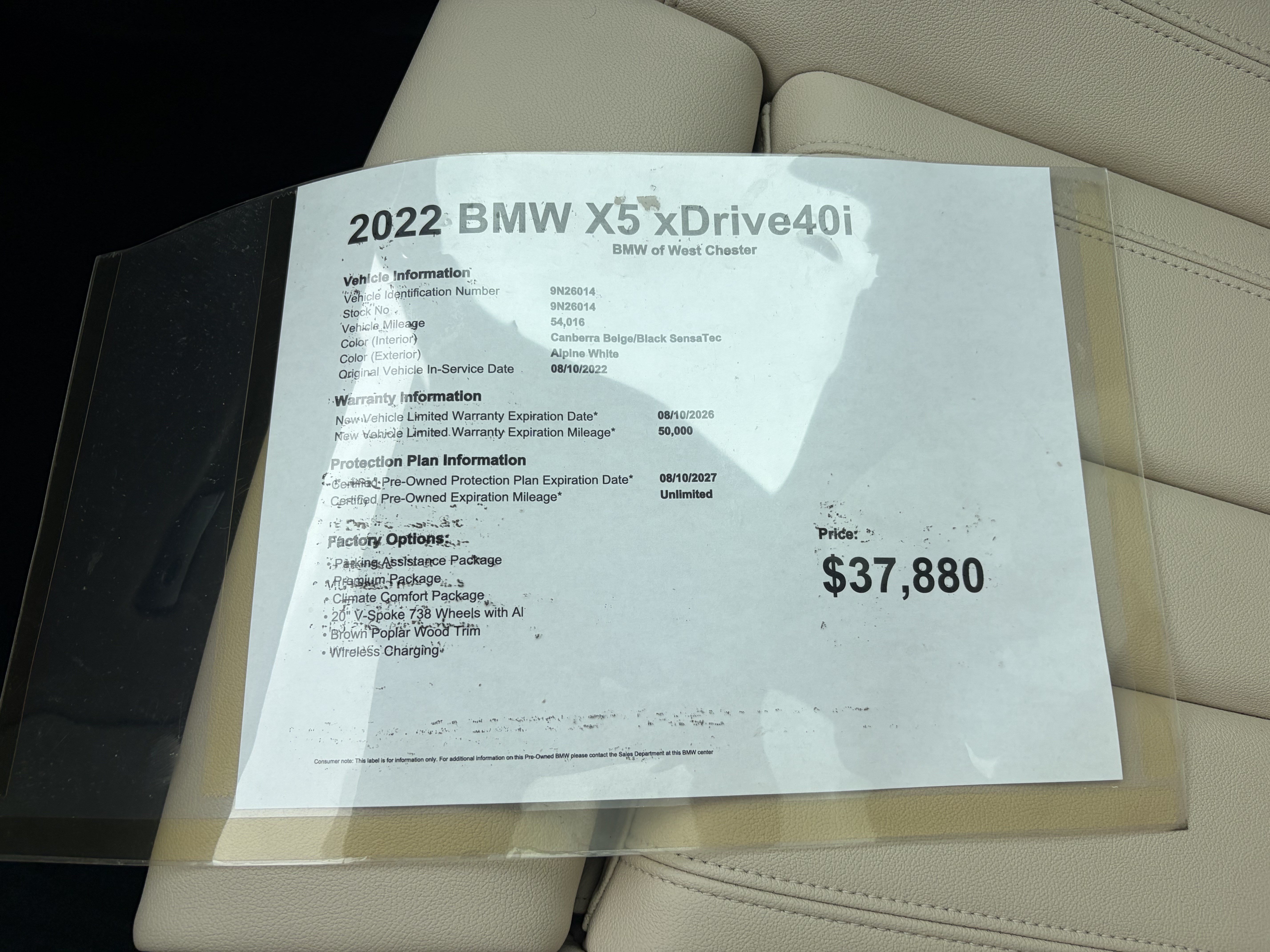 Certified 2022 BMW X5 xDrive40i w/ Premium Package AWD/4WD image 18