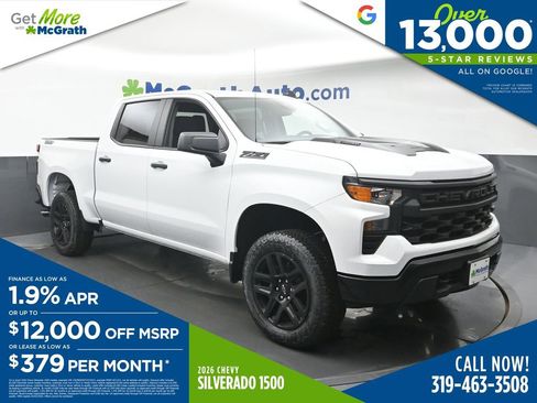 New 2026 Chevrolet Silverado 1500 Custom Trail Boss w/ Dark Appearance Package image 1