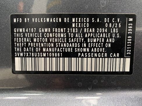 New 2025 Volkswagen Jetta SE image 30