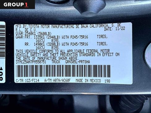 Used 2023 Toyota Tacoma SR5 image 37