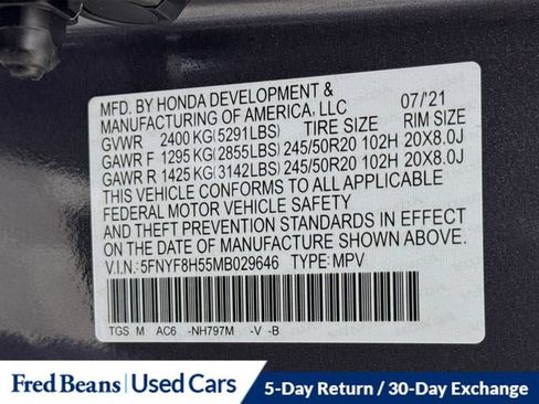 Used 2021 Honda Passport EX-L image 37