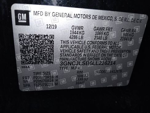 Used 2020 Chevrolet Trax LT w/ Driver Confidence Package FWD image 33