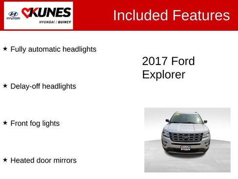 Used 2017 Ford Explorer XLT AWD/4WD image 3