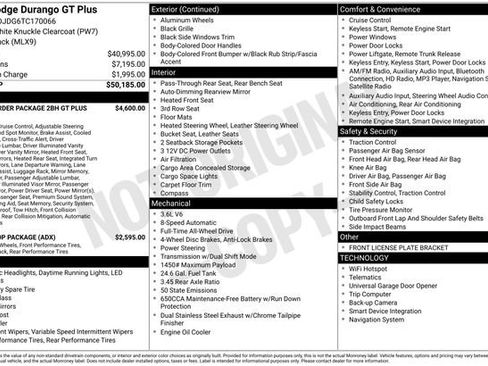 New 2026 Dodge Durango GT image 4