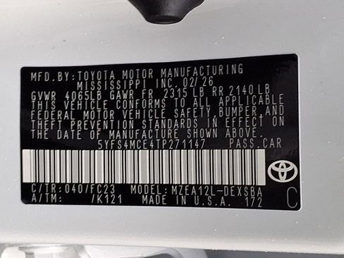 New 2026 Toyota Corolla SE FWD image 21