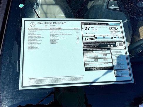 New 2026 Mercedes-Benz GLB 250 GLB 250 4MATIC SUV image 16