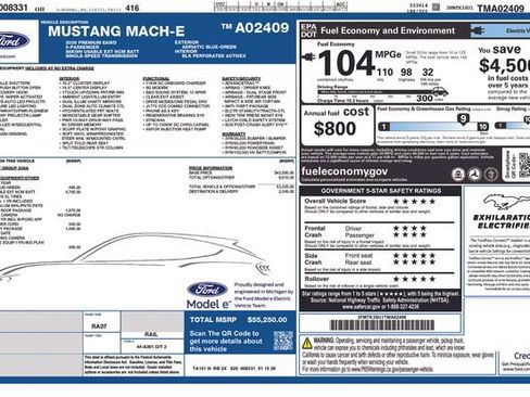 New 2026 Ford Mustang Mach-E Premium AWD/4WD image 37