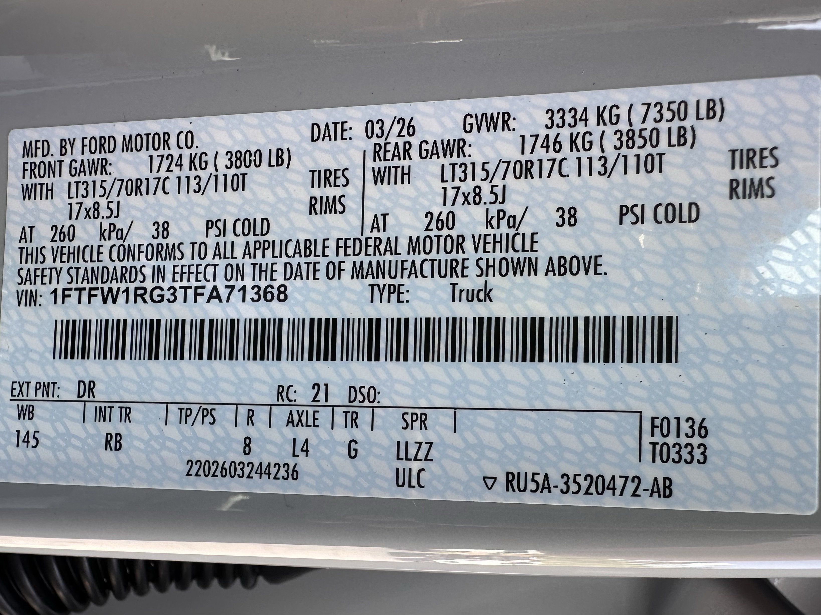 Certified 2026 Ford F150 Raptor AWD/4WD image 31