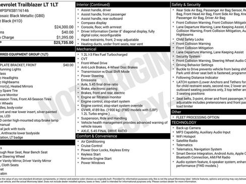 Used 2025 Chevrolet TrailBlazer LT FWD image 27