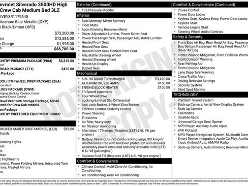 Used 2024 Chevrolet Silverado 3500 High Country w/ High Country Premium Package AWD/4WD image 28