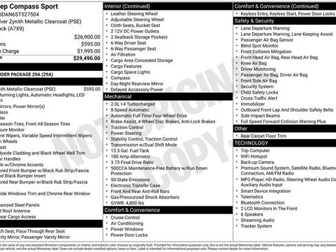 Used 2025 Jeep Compass Sport AWD/4WD image 29
