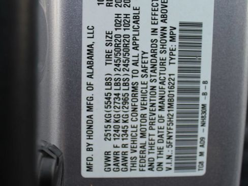 Used 2021 Honda Pilot Special Edition image 45