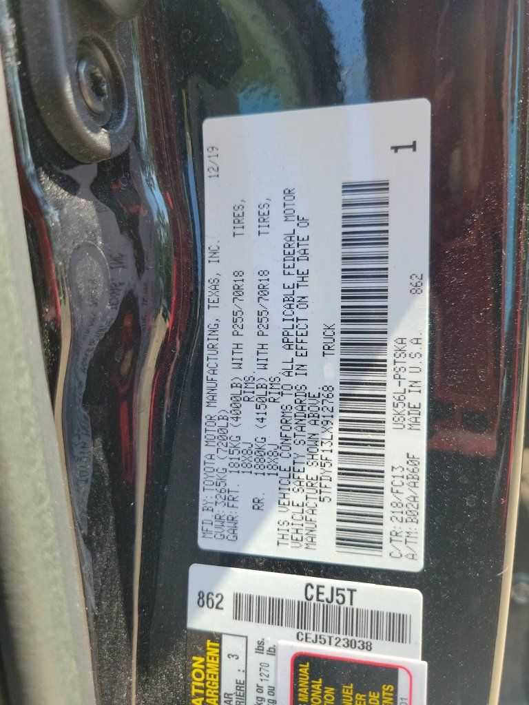 Used 2020 Toyota Tundra SR5 w/ SR5 Upgrade Package AWD/4WD image 35