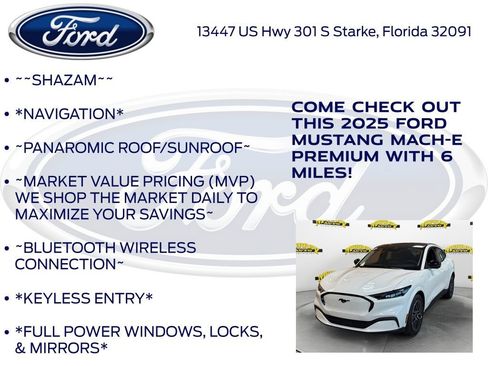 New 2025 Ford Mustang Mach-E Premium w/ Interior Protection Package image 5