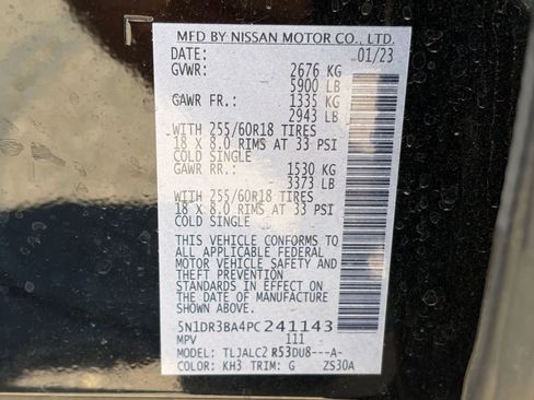 Used 2023 Nissan Pathfinder SV FWD image 22