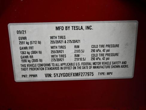 Used 2021 Tesla Model Y Performance image 47