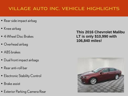Used 2016 Chevrolet Malibu LT FWD image 21