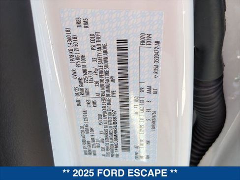 New 2025 Ford Escape ST-Line w/ Tech Pack #1 image 22