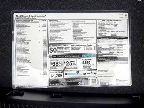 New 2026 BMW 550e xDrive AWD/4WD image 14