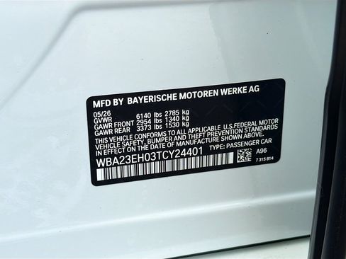 New 2026 BMW 740i w/ Premium Package RWD image 43