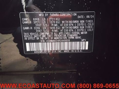 Used 2024 Subaru Ascent Onyx Edition Limited image 21