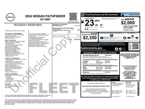 Used 2024 Nissan Pathfinder SV FWD image 33