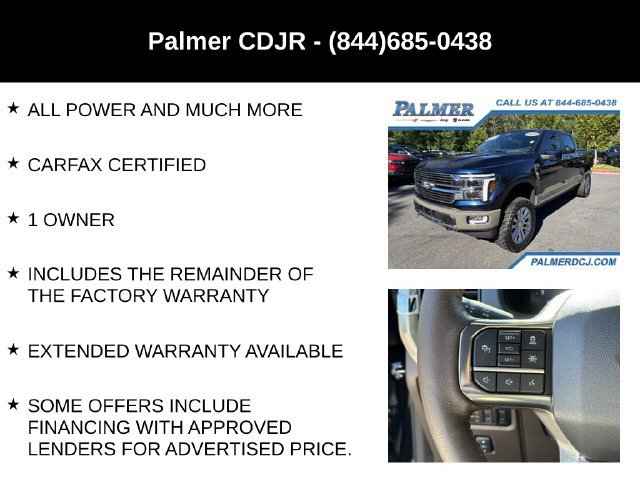 Used 2025 Ford F150 King Ranch w/ FX4 Off-Road Package AWD/4WD image 30
