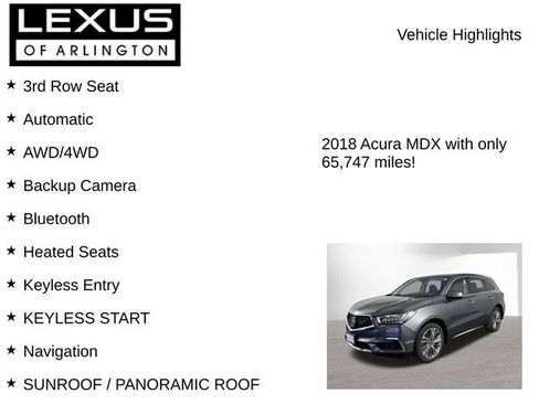 Used 2018 Acura MDX 3.5L image 7