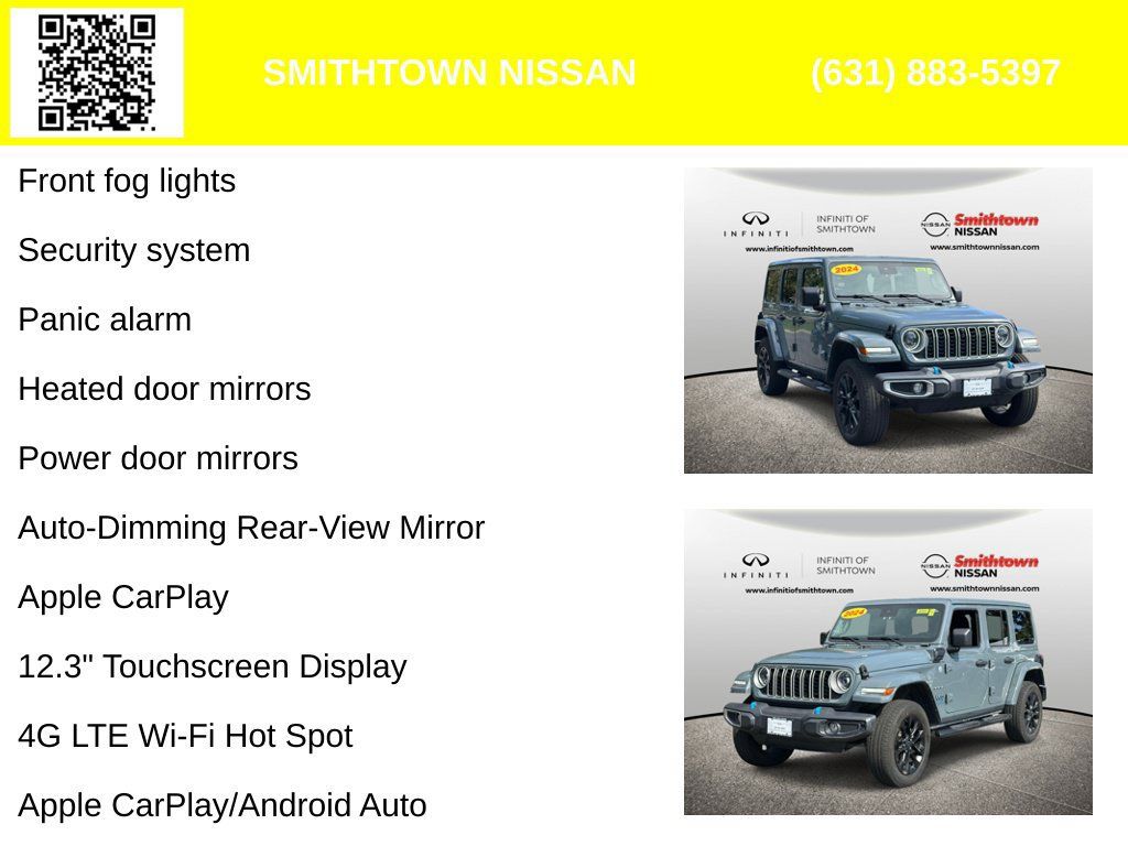Used 2024 Jeep Wrangler Unlimited Sahara w/ Technology Group AWD/4WD image 8