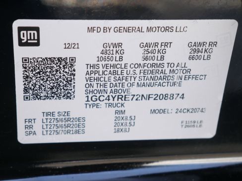 Certified 2022 Chevrolet Silverado 2500 High Country w/ Safety Package II image 38