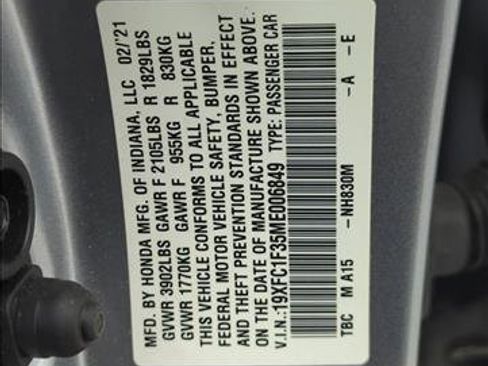 Used 2021 Honda Civic EX image 27