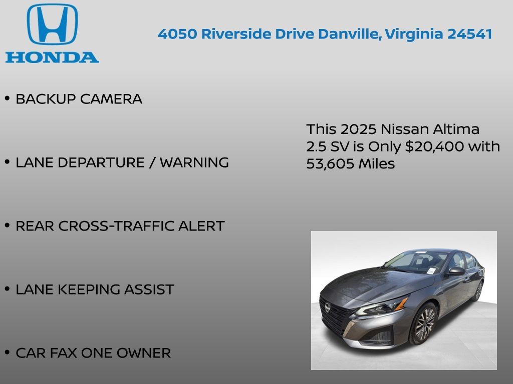 Used 2025 Nissan Altima 2.5 SV FWD image 12
