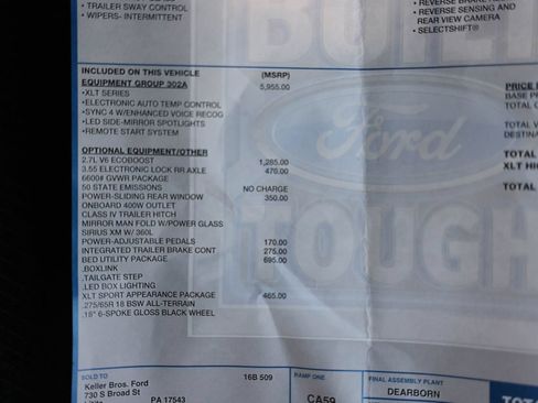 Used 2023 Ford F150 XLT w/ Equipment Group 302A High AWD/4WD image 39