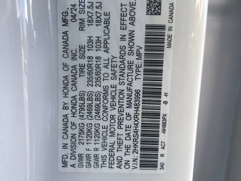 Certified 2024 Honda CR-V EX image 17