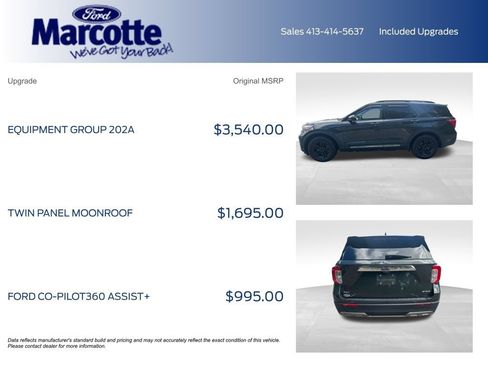 Used 2022 Ford Explorer XLT w/ Equipment Group 202A AWD/4WD image 4