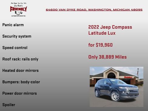Used 2022 Jeep Compass Latitude image 25