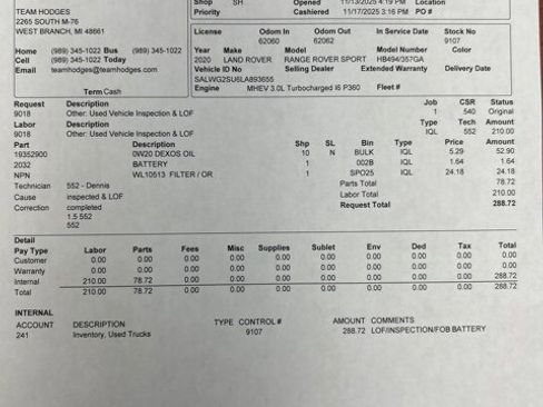 Used 2020 Land Rover Range Rover Sport SE image 3