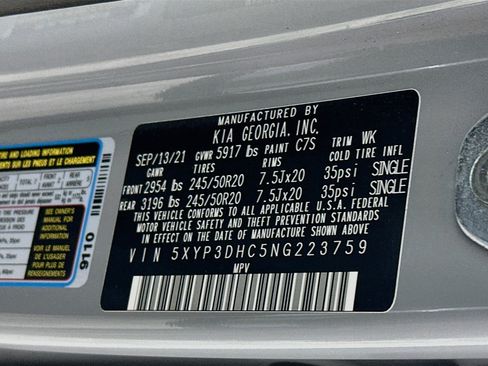 Used 2022 Kia Telluride EX w/ EX Premium Package AWD/4WD image 12