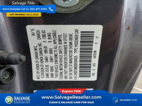 Used 2016 Honda Civic LX-P image 4